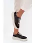Damen-Sneaker ZAZOO N1263 BEIGE/SCHWARZ