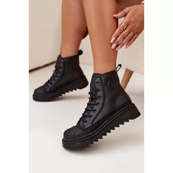  Damen-Sneaker BIG STAR OO274A355 SCHWARZ Big Star Shoes 
