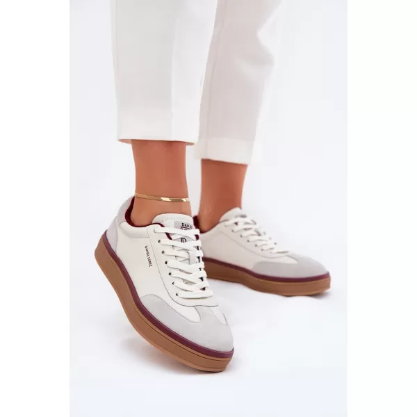  Damen-Sneaker LOPEZ JUST DARE SS2D4008 WEISS/GRAU Daniel Lopez Just Dare 