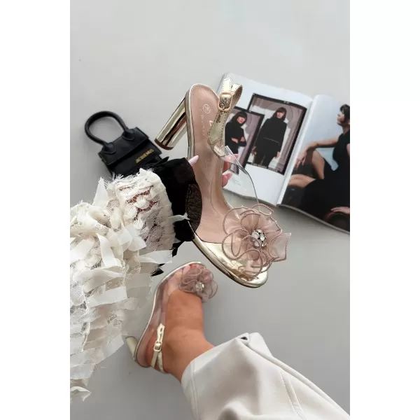 Damensandalen D&A MR52-236 GOLD 