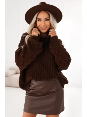 Kleid NUMOCO 650-1 SCHOKOLADE