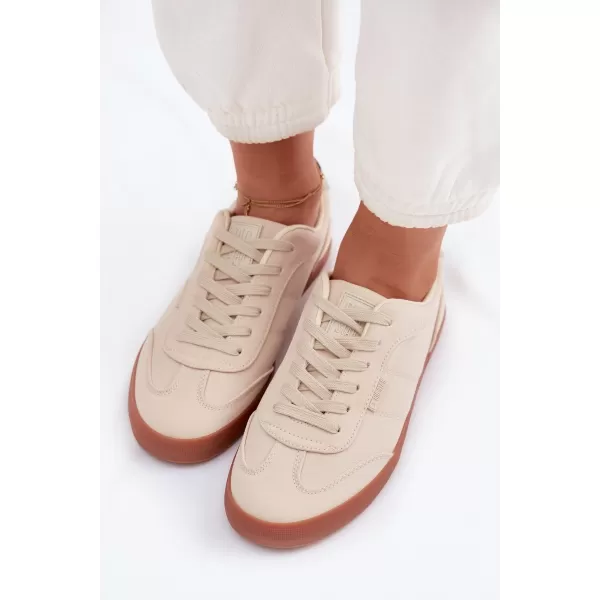  Damen-Sneaker BIG STAR TT274358 BEIGE Big Star Shoes 