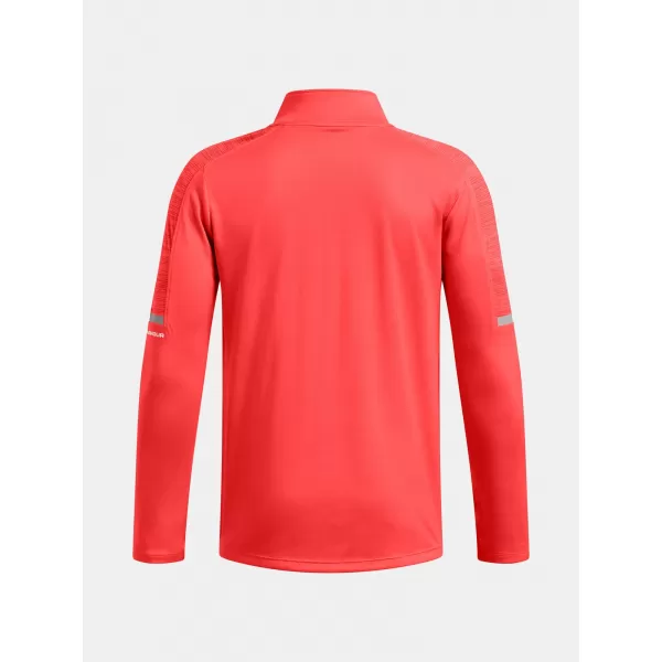  T-Shirt für Jungen UNDER ARMOUR TECH UTILITY 1/4 ZIP 1390029-847 ORANGE 