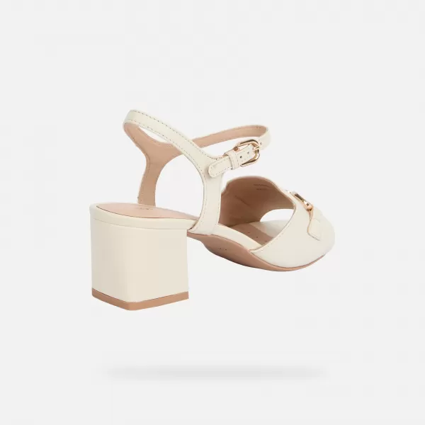  Damensandalen GEOX NEW ERAKLIA 50 G013132 CREMIG 