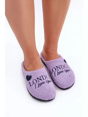 Damenhausschuhe INBLU ET000027 LILA