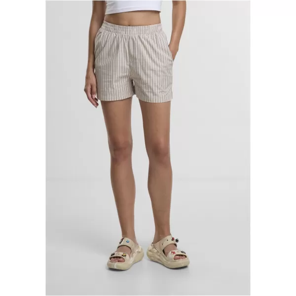  Damen-Shorts URBAN CLASSICS TB6845 WOLKE/WEIß 