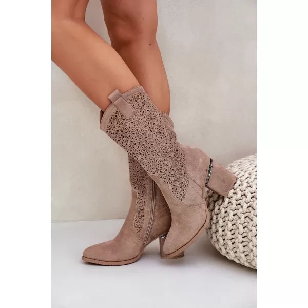  Damenstiefel S.BARSKI HY51-238 BEIGE 