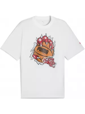 Herren-T-Shirt PUMA HOOPAVERSE TEE 3 632891-01 PUMA WEIß