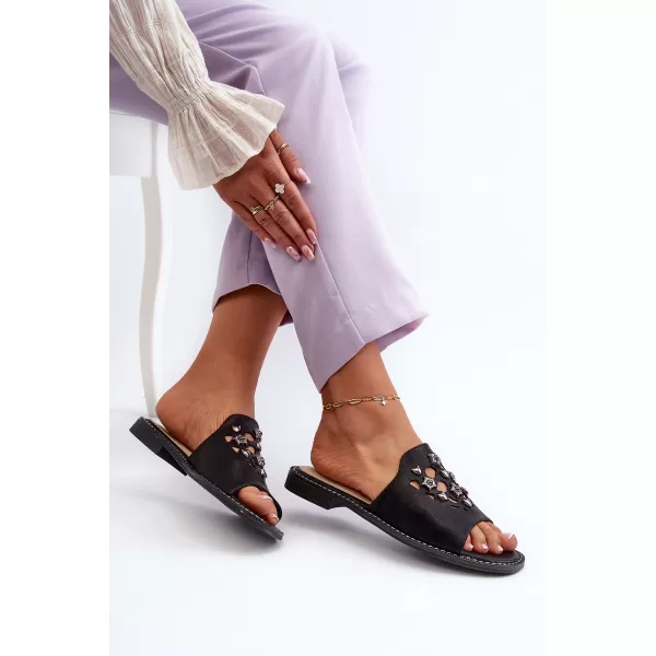  Damensandalen S.BARSKI KV27-063 SCHWARZ 