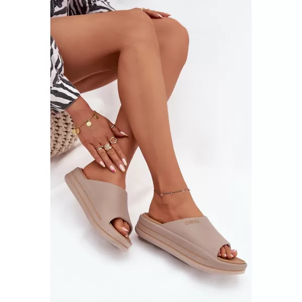  Damenhausschuhe BIG STAR SS274424 BEIGE Big Star Shoes 