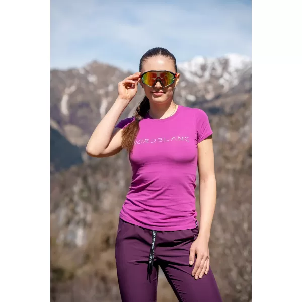  Damen-T-Shirt NORDBLANC GRASS NBSLT8169 ROSA 