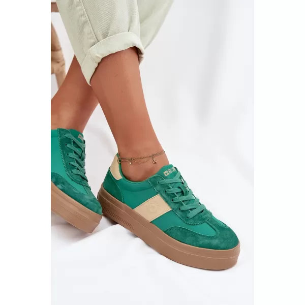  Damen-Sneaker BIG STAR TT274163 GRÜN Big Star Shoes 