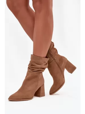Damenstiefel ZAZOO 4216 BEIGE