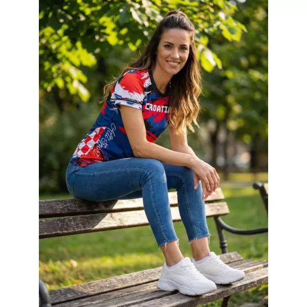  Premium-T-Shirt für Damen ALTISPORT VOJ/ALW036HR/TR01 STREIFEN 