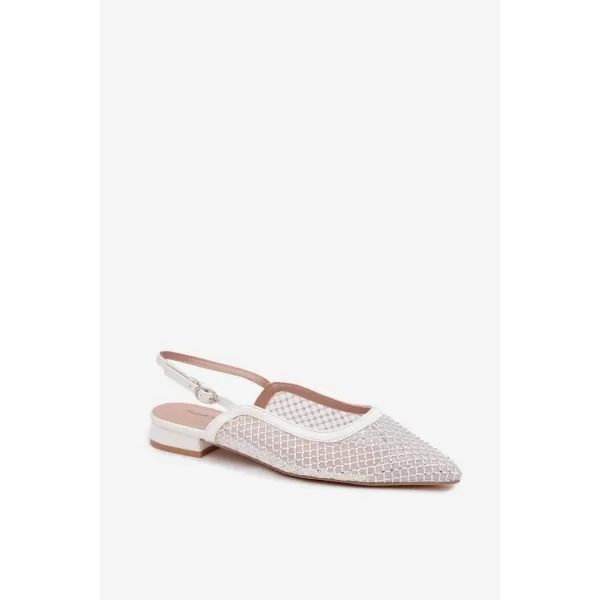  Ballerinas für Damen BOTO PYVONA 42007 WEIß 
