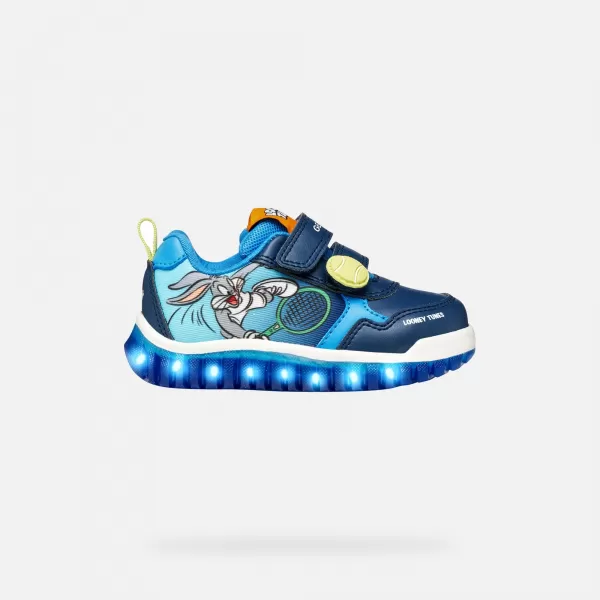  Turnschuhe für Jungen GEOX LIGHTYLOO B655ZB05411CB44D BLAU 