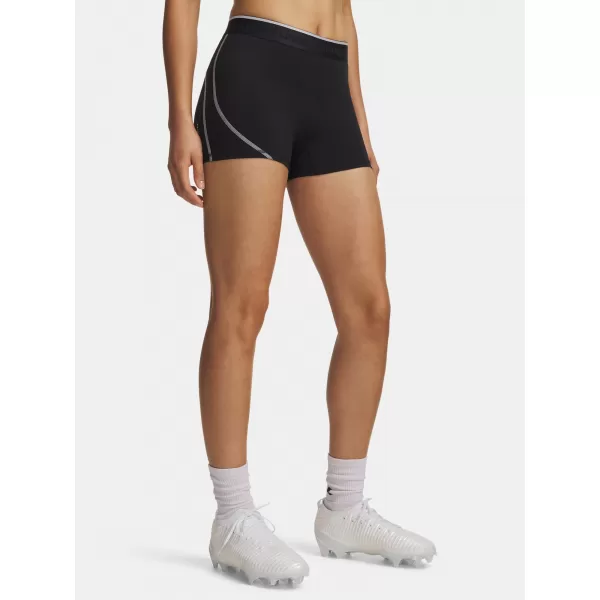  Damen-Shorts UNDER ARMOUR HEATGEAR ELITE SHORTY 6015371-008 SCHWARZ 