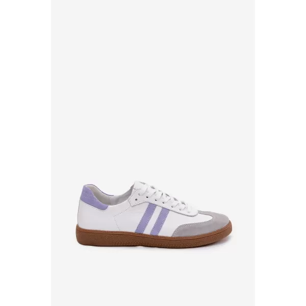  Damen-Sneaker ZAZOO N1068 WEIß/BLAUVIOLETT 