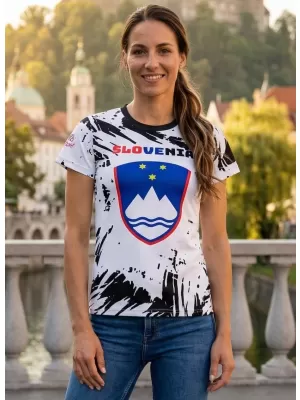 Premium-T-Shirt für Damen ALTISPORT VOJ/ALW036SI/TR01 ABSTRAKTION