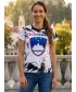 Premium-T-Shirt für Damen ALTISPORT VOJ/ALW036SI/TR01 ABSTRAKTION