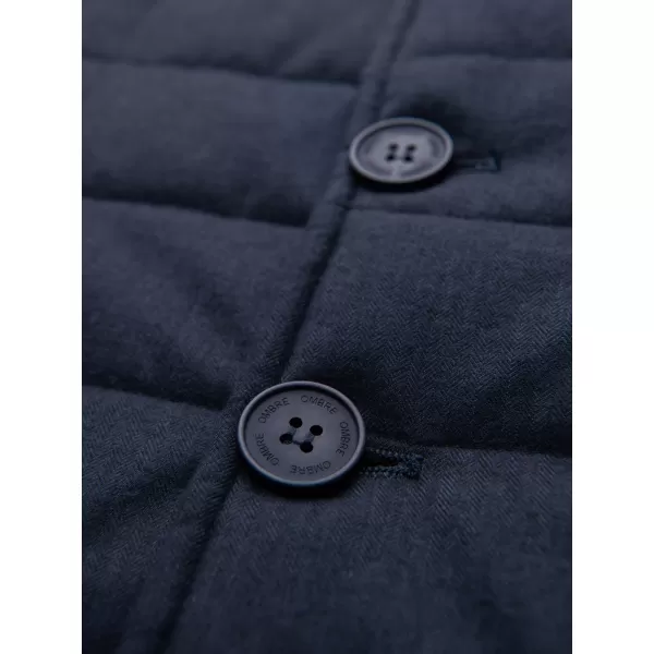  Herrenweste OMBRE OM-JAVJ-0275 MARINEBLAU MELIERT 