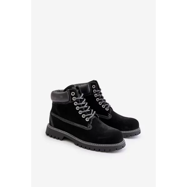  Herrenschuhe BIG STAR OO174138 SCHWARZ Big Star Shoes 