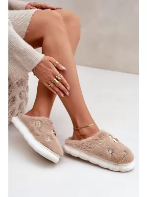 Damenhausschuhe BOTO IVELFEDI 35012 KHAKI