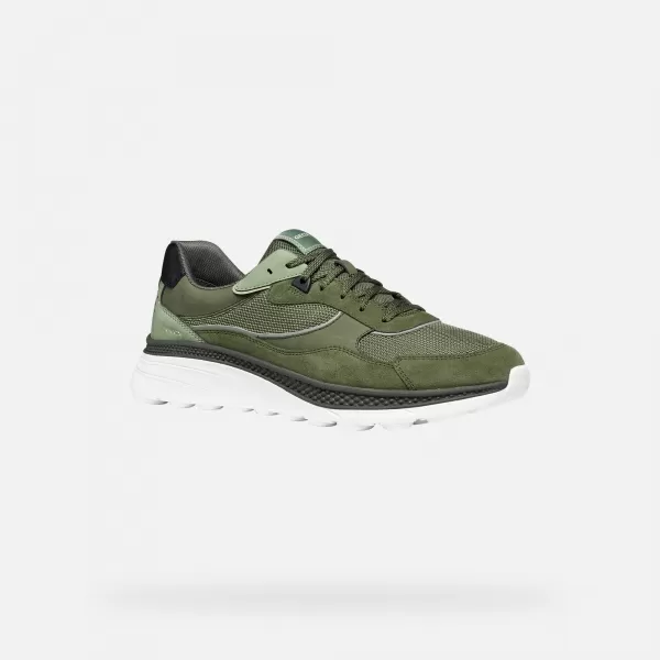  Herren-Sneaker GEOX SPHERICA ACTIF X1 G014566 KHAKI 