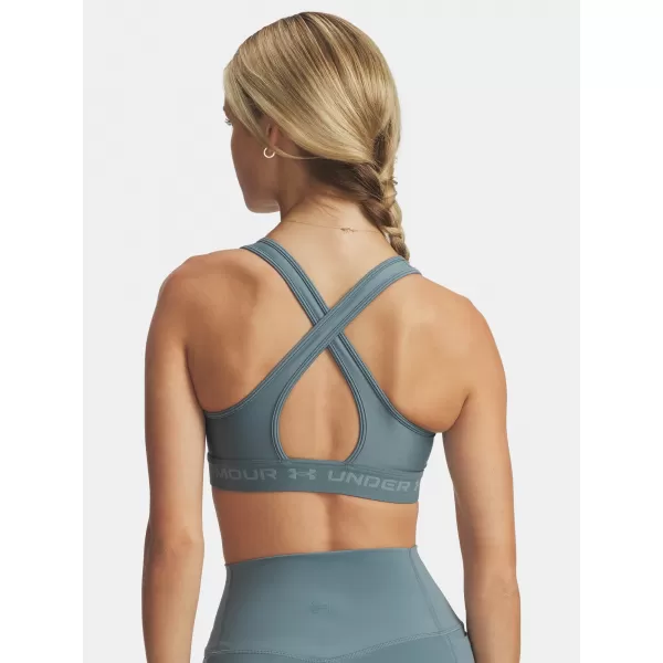  Damen-BH UNDER ARMOUR CROSSBACK MID BRA 1361034-587 BLAU 