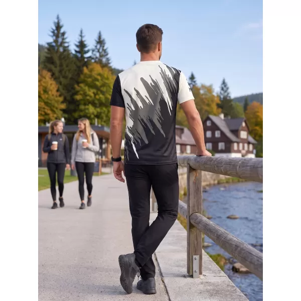 Hochwertiges Funktions-T-Shirt für Herren ALTISPORT VOJ/ALM006TR01 SCHWARZ 