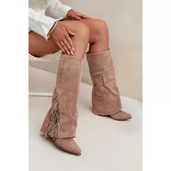  Damenschuhe mit Absatz BOTO ZALIA 38568 KHAKI 