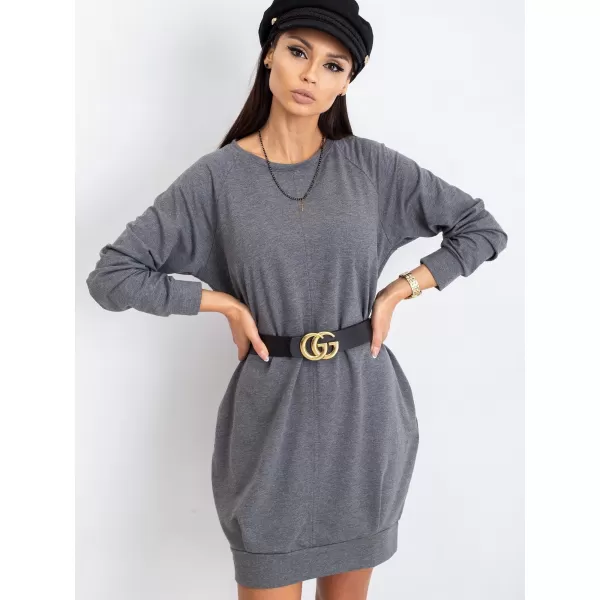  Kleid BASIC FEEL GOOD RV-TU-5184.93P DUNKELGRAU 