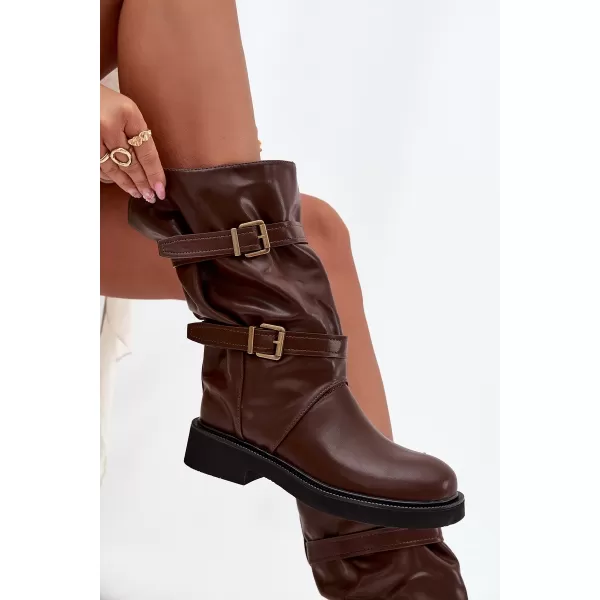  Damenstiefel BOTO HALVESSA 39587 BRAUN 