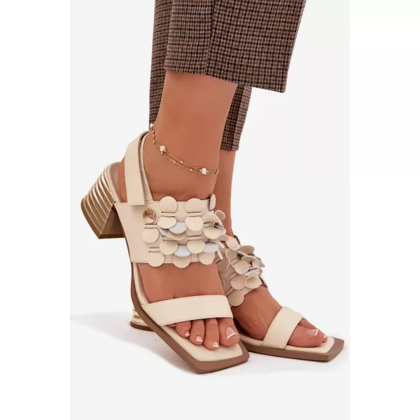  Damensandalen D&A CR61-3062 BEIGE 