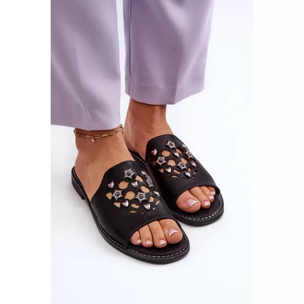  Damensandalen S.BARSKI KV27-063 SCHWARZ 