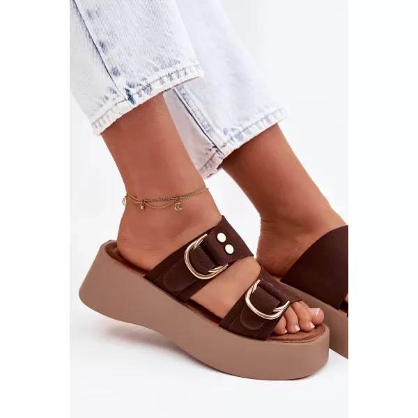  Damensandalen BOTO NELIRAE 42057 KAFFEE 