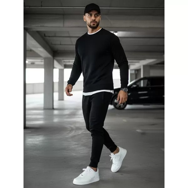  Herren-Sweatshirt DSTREET BX2416 SCHWARZ 