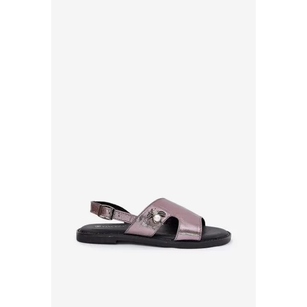  Damensandalen VINCEZA 17378 SILBER 