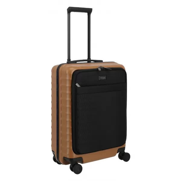  Koffer an Bord TITAN Overseas S Front pocket CANYON-BRONZE 