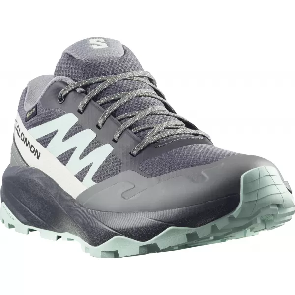  Damenschuhe SALOMON OUTSCAPE GTX W L49144800 ASPHALT/KLARES AQUA/FLECHTEN 