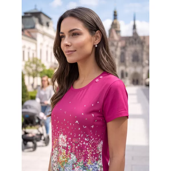  Damen-T-Shirt ALTISPORT HELINA ROT 