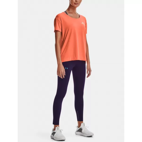 Damen-T-Shirt UNDER ARMOUR UA RUSH ENERGY SS ORANGE 