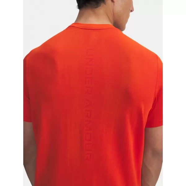  Herren-T-Shirt UNDER ARMOUR VANISH SEAMLESS NOVELTY SS 1388129-844 ORANGE 
