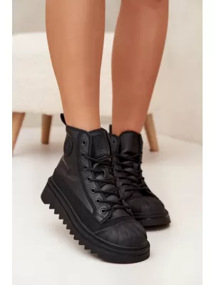 Damen-Sneaker BIG STAR OO274A355 SCHWARZ Big Star Shoes