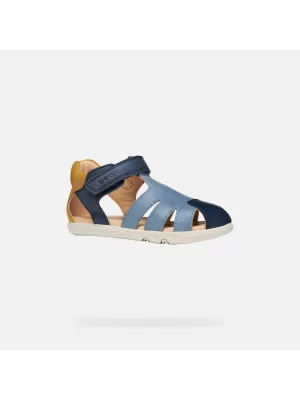 Sandalen für Jungen GEOX SANDAL STEPPIEUP B656PC000CLC0916 BLAU