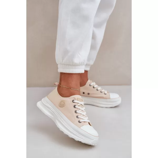  Damen-Sneaker BIG STAR NN274127 BEIGE Big Star Shoes 