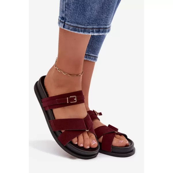  Damenhausschuhe BOTO SELORINA 41592 BURGUND 