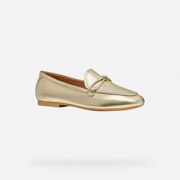  Damenmokassins GEOX NEW PALMARIA G012922 GOLDEN 