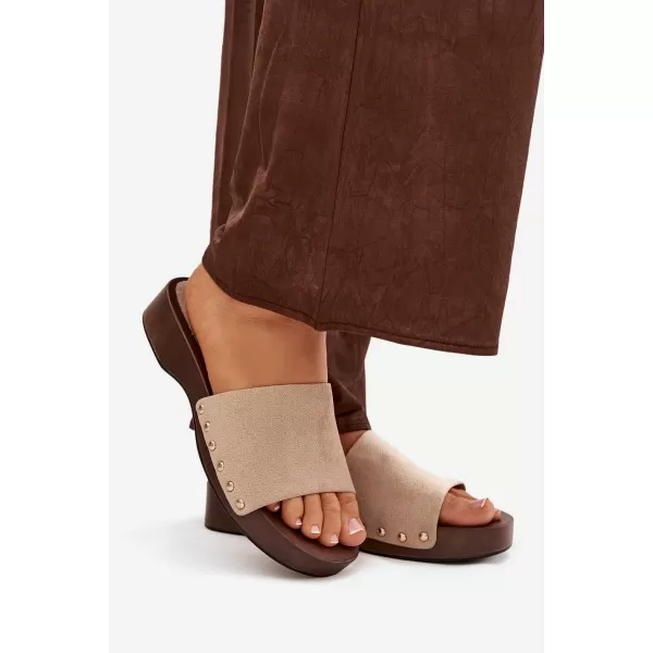  Damenhausschuhe BOTO FERINNA 41222 KHAKI 