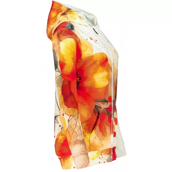  Hochwertiges Damen-Sweatshirt mit Reißverschluss ALTISPORT VOJ/ALW127MI02 ORANGE 
